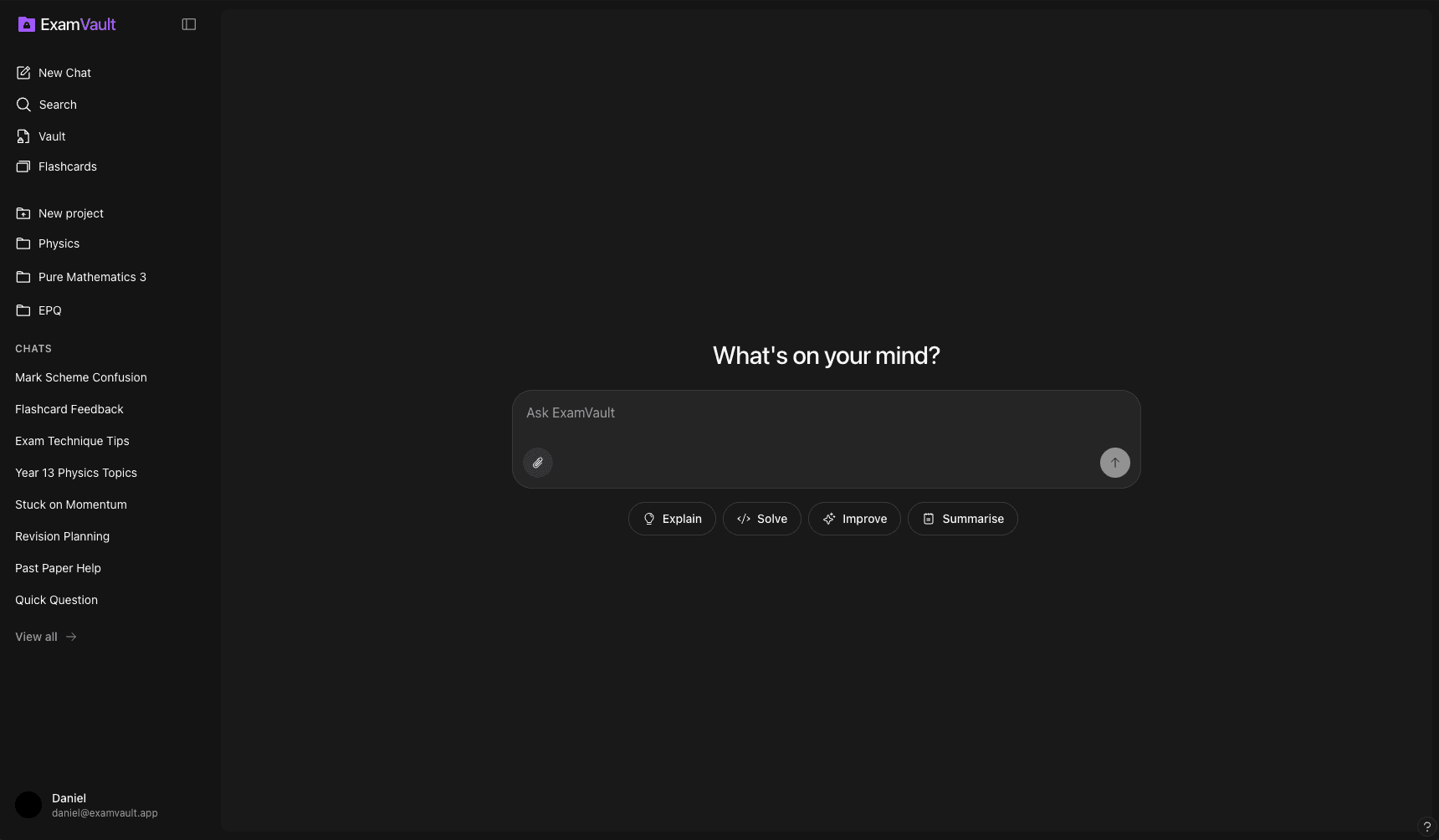 app screen